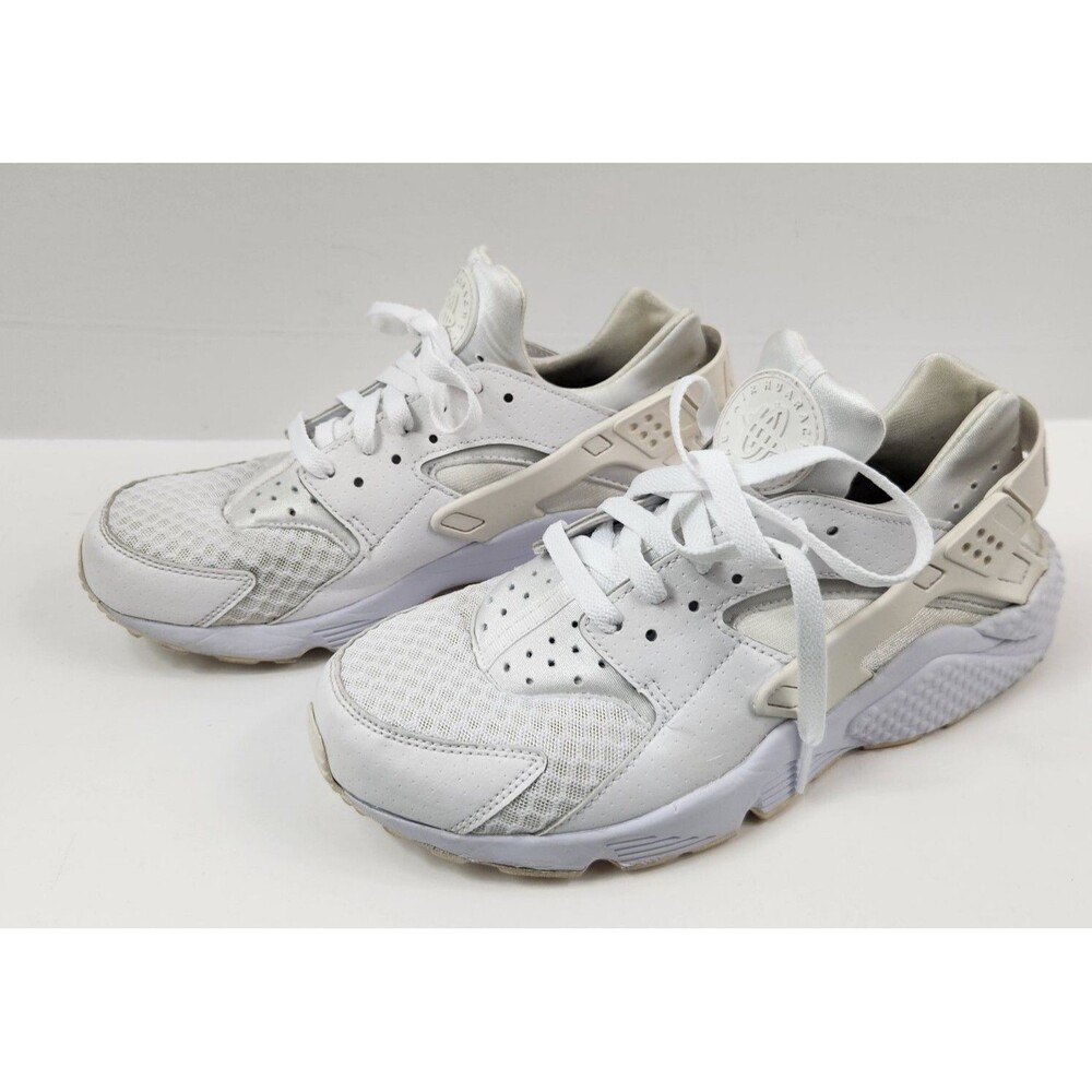 Nike Women's Air Huarache White Running Shoe Sneaker Size 8.5